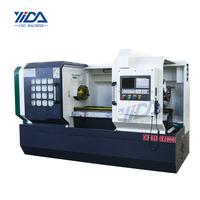 Tour CNC à lit plat entièrement automatique CK6150 à rigidité élevée pour la découpe de précision et l'usinage de pièces lourdes