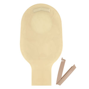 Sac de colostomie du fabricant OEM en Chine ISO13485 fournitures de consommables hospitaliers de qualité médicale sacs de colostomie jetables avec clip - Product Image 3