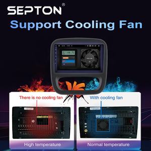 車のAndroidプレーヤーオートラジオダブルディンステレオビデオカーDVDプレーヤールノートラフィック32014-2021オペルビバロB2014-2018 - Product Image 6