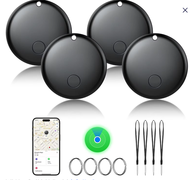 GPS Smart Tag MFi Find My ITag Air Real Time Tracking Wallet Luggage Smart Key Finder Locator Mini GPS Tracker for Key Find My