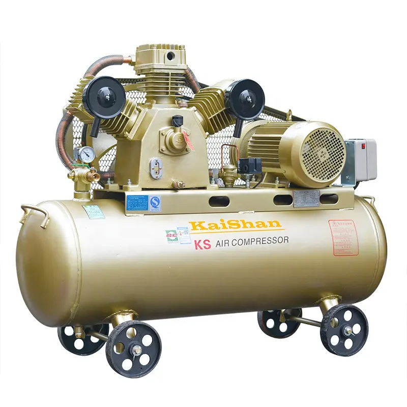 Kaishan Mobile 20 hp reciprocating industrial compressor 8 bar piston air compressor with 450 liter tank