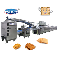 SKYWIN Marie Biscuit et crème oreo Machine de fabrication de biscuits Petite ligne de production de biscuits