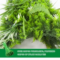 Nouvelle tendance Faux feuillage panneaux gazon vert artificiel buis haie plante mur pour la décoration de jardin