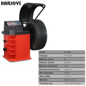 10-16인치 최대 림 직경 간편 조작 자동차/오토바이 휠 밸런서 고품질 자동차 수리 기계 - Product Image 2