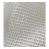 Tela de Algodón 100% Tejida, Tipo Waffle Piqué, 200gsm, Premium, 150cm de Ancho