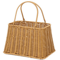 Nouveau cadeau de fleurs avec poignée panier décoratif panier de fleurs tissé à la main