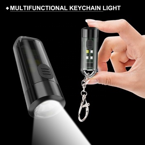 Miglior regalo fischietto torcia portachiavi luce portatile portatile Super luminoso TYPE-C ricarica lavoro di emergenza luce da campeggio - Product Image 3