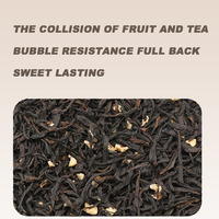 Grondstoffen Groothandel Gearomatiseerde Camellia Fruit Thee Lychee Zwarte Thee Influencer Drink Thee