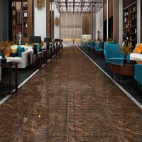 Guangdong 800x800 Salon Vert Plein Carreaux de Céramique Simple Moderne Marbre Plancher Antidérapant Poli Grande Dalle Pierre