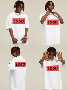 เสื้อยืดผู้ชายสไตล์ลำลองสปอร์ตแฟชั่นอเมริกัน สตรีทสไตล์ ใส่สบาย ทรงโอเวอร์ไซส์ - Product Image 2