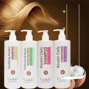 Notre marque Yeeda, shampooing clarifiant à la kératine professionnel n°1 pour salon, pour lisser <span class=keywords><strong>les</strong></span> <span class=keywords><strong>cheveux</strong></span>, <span class=keywords><strong>les</strong></span> rendre <span class=keywords><strong>doux</strong></span> <span class=keywords><strong>et</strong></span> <span class=keywords><strong>brillants</strong></span> - Product Image 3
