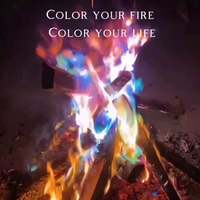 Sonder angebot Halloween Party Supplies Wizard Cosplay Zauberstab Rea Fire Wallet Magische bunte Farbwechsel Pulver pakete