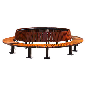 <span class=keywords><strong>Banc</strong></span> rond en plastique recyclé pour l'extérieur, autour d'<span class=keywords><strong>un</strong></span> <span class=keywords><strong>arbre</strong></span>, <span class=keywords><strong>banc</strong></span> en bois à lattes pour parc, <span class=keywords><strong>banc</strong></span> de loisirs pour <span class=keywords><strong>rue</strong></span> de ville, siège de jardin - Product Image 2