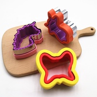 Ensemble de découpeurs et scelleurs de sandwichs, moules à pain grillé pour enfants, formes papillon, licorne, lapin, moule à biscuits