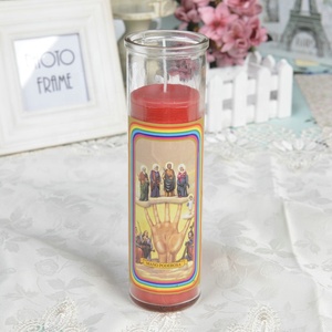 Wholesale Excellent Eco-friendly Glass Jar Religious Custom <strong>Prayer</strong> <strong>Candles</strong> - Product Image 6