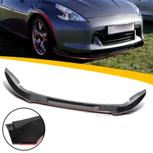 Haosheng voiture spoilers usine ABS fibre de carbone 370Z carbone lèvre avant becquet pour Nissan 370Z 2009 2010 2011 2012