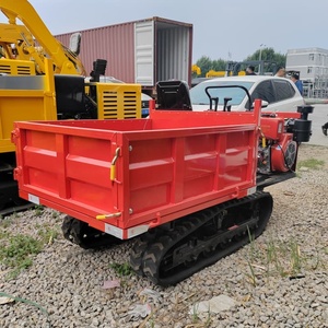Mini-dumper sur chenilles en caoutchouc de 1,5 tonne certifié CE ISO pour le transport agricole, en verger, en montagne et sur chantier - Product Image 2