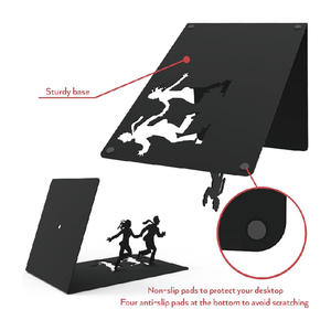 Vente chaude Creative Design Livres Titulaire Décor En Gros Personnalisé Stand Caché En Métal Serre-Livres pour La Maison Décoratif <span class=keywords><strong>Étagère</strong></span>s Bureau - Product Image 2