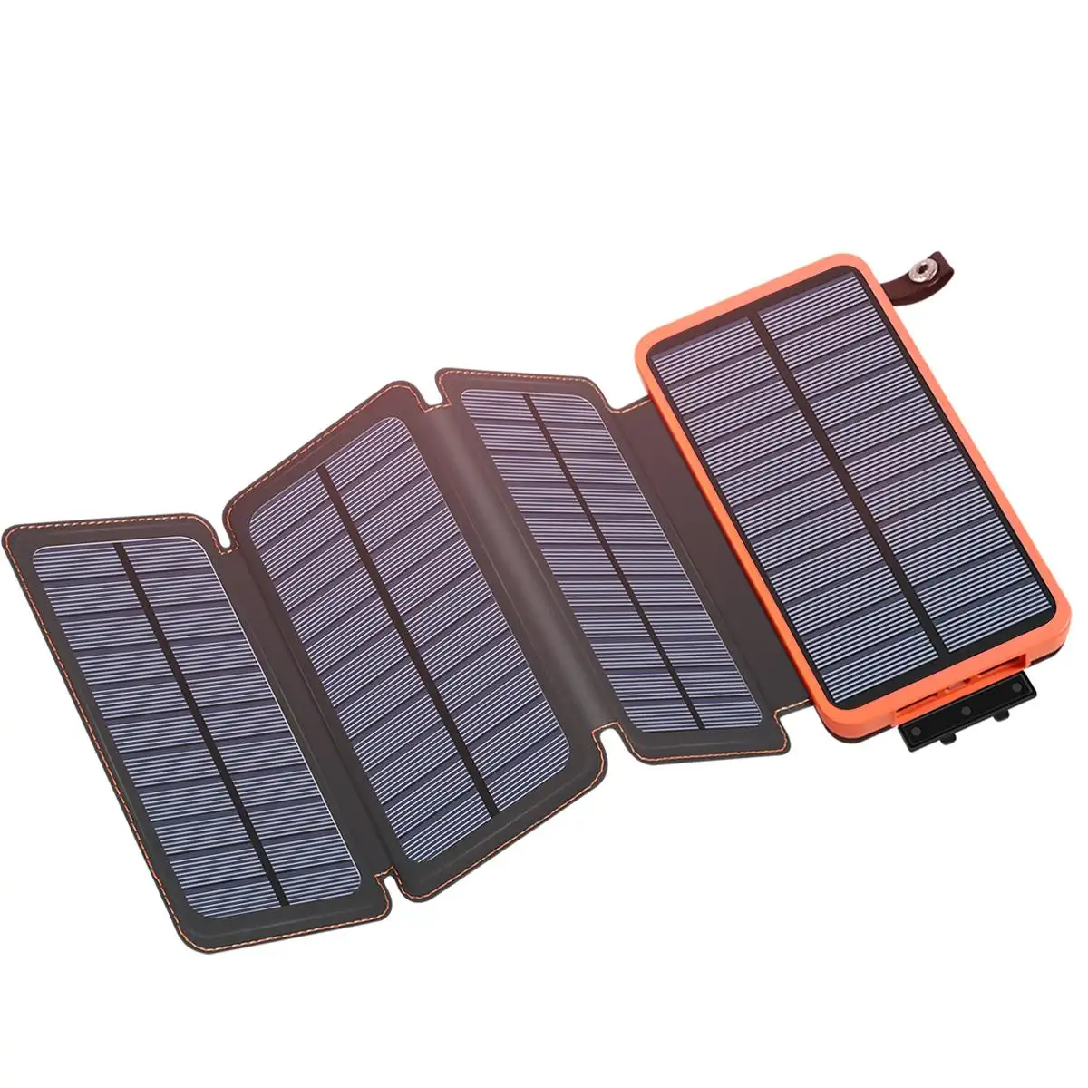 Wholesale Solar Panel Generator Ultra High Capacity External Cell Phone Battery Pack USB Charger solar power bank 30000mAh