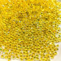 Faux diamants en acrylique AB de 4 mm à dos pointu, pierres précieuses et cristaux pour remplissage DIY, décoration de gobelets et de boules de neige