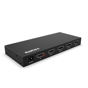 ตัวแยกสัญญาณ <span class=keywords><strong>HDMI</strong></span> 4K 1x4 1 อินพุต 4 เอาต์พุต พร้อมสวิตช์เสียง รองรับ <span class=keywords><strong>HDMI</strong></span> <span class=keywords><strong>1.4</strong></span> และ HDCP <span class=keywords><strong>1.4</strong></span> รองรับ 3D, EDID - Product Image 4