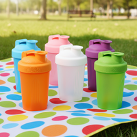 Bouteille d'Eau en Plastique PP pour Shaker de Protéines de Sport et de Gym, 400ml 600ml, Personnalisée avec Logo, Vente en Gros
