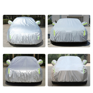 Funda para Auto <span class=keywords><strong>de</strong></span> PEVA y Algodón, Impermeable, con Protección UV del 99% y Rechazo <span class=keywords><strong>de</strong></span> IR del 90%, Acabado Brillante, para Exteriores, Venta al Por Mayor - Product Image 3