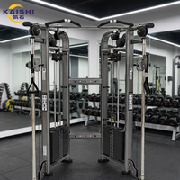 Máquina de Poleas Doble Kaishi para Gimnasio, Equipo Multifuncional de Entrenamiento de Fuerza para Todo el Cuerpo
