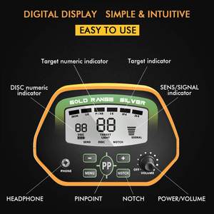 Hafif <span class=keywords><strong>metal</strong></span> dedektörleri hazine avcılık altın yeraltı el <span class=keywords><strong>Metal</strong></span> altın dedektörleri - Product Image 2