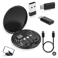 Yeni seyahat adaptörü Combo kiti tipi C için çok şarj kablosu telefon cep telefonu için USB C konektörü Tablet telefon adet mobil cihaz