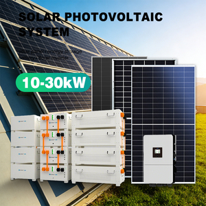 Sistema Completo de Energía Solar Híbrida Trifásico de 10Kw-30KW 48V, Sistema de Energía Solar Híbrida Conectado/Desconectado a la Red para el Hogar - Product Image 1