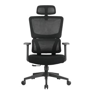 St-Cheap Silla de oficina ejecutiva moderna de acero Ajustable Respaldo alto Giratorio Escritorio de la computadora Silla DE TRABAJO Conferencia al por mayor - Product Image 4