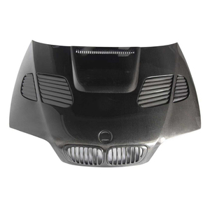 Capó de Fibra de Carbono Estilo <span class=keywords><strong>GTR</strong></span> Negro Personalizado para <span class=keywords><strong>BMW</strong></span> <span class=keywords><strong>E46</strong></span> <span class=keywords><strong>M3</strong></span> Coupé de 4 Puertas, Capó de Motor de Fibra de Carbono, Mejora de Diseño - Product Image 1
