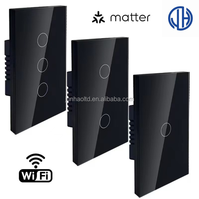 Smart Home Products US AU Matter Switches Home Products Tuya Wifi Wall Light Homekit Apple EweLink 2 Way Interruptor Inteligente