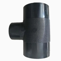 Raccord en plastique HDPE à soudure par fusion bout à bout, raccord à col long de 20 à 1200 mm