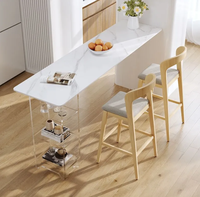 Nouvelle combinaison moderne et minimaliste 2026 de table et chaises de bar à pieds hauts