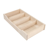 Boîte de rangement en bois brut avec couvercle coulissant, boîte en bois naturel vierge pour bijoux
