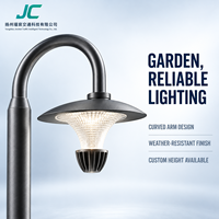 Lampe LED d'extérieur pleine lune 8W à 20W, étanche IP66, en aluminium, pour éclairage de jardin, balise de chemin et aménagement paysager
