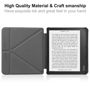 Funda Protectora Delgada Gligle Transformer Stand de Cuero PU + Silicona para <span class=keywords><strong>Kobo</strong></span> <span class=keywords><strong>Sage</strong></span> 8 Pulgadas 2021 - Product Image 5