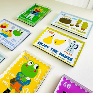 JZ <strong>Custom</strong> Logo Epoxy Acrylic <strong>Fridge</strong> <strong>Magnet</strong> Promotional Gift Cute Cartoon Anime Printed <strong>Magnet</strong> Acrylic For <strong>Fridge</strong> - Product Image 4