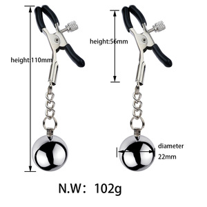 Nipple Clamps With Chain Nipple <strong>Stimulator</strong> Nipple Clamp <strong>Sex</strong> Toys for Woman - Product Image 6