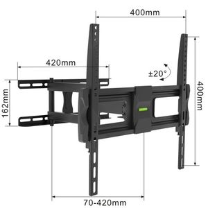 Nhà máy chuyên nghiệp chất lượng cao chuyển động đầy đủ xoay nghiêng TV Wall Mount <span class=keywords><strong>Bracket</strong></span> cho <span class=keywords><strong>LED</strong></span> LCD 17 " - 55" - Product Image 4