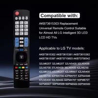 AKB73615303 Utilisation de la télécommande pour LG LCD TV Télécommande universelle de remplacement pour LG Digital TV