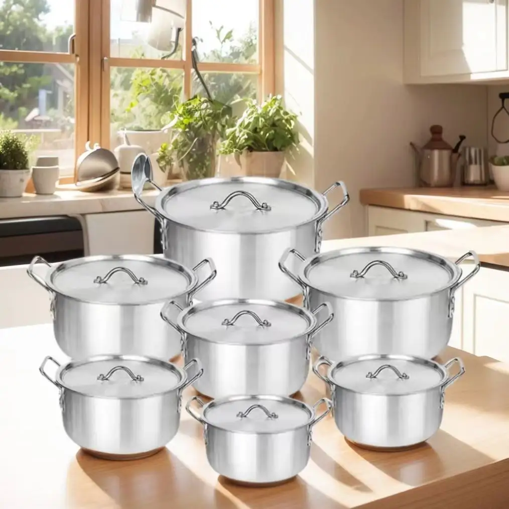 Stainless Steel Casserole Induction Pot Set Cookware Sets kitchen ware panci Cooking pots set