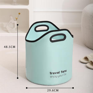 Bañera para pies Beilian, redonda, portátil, aislada, a prueba de fugas, para el hogar y viajes - Product Image 4