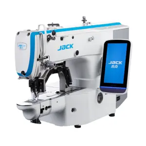 Máquina de costura computadorizada multifuncional Jack 1900GH botão JK1900 para jeans de material grosso