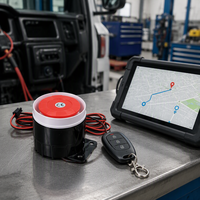 Traceur GPS compatible pour voiture et moto 7670SA, dispositif de suivi filaire avec sirène d'alarme, télécommande antivol