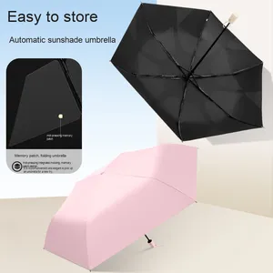 Paraguas Ultraligero Automático de Doble Uso con Memoria, Fácil de Plegar, Resistente a Tormentas, Protección Solar UV, Diseño Moderno para Regalos - Product Image 3