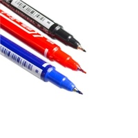 Marqueur d'encre double stylo CCL anti-gravure pour carte de circuit imprimé DIY (rouge, bleu, noir)