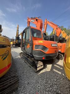 Miniexcavadora usada de alta condición DOOSAN DX75 Excavadora hidráulica compacta de 7,5 toneladas en gran oferta de buena calidad - Product Image 4